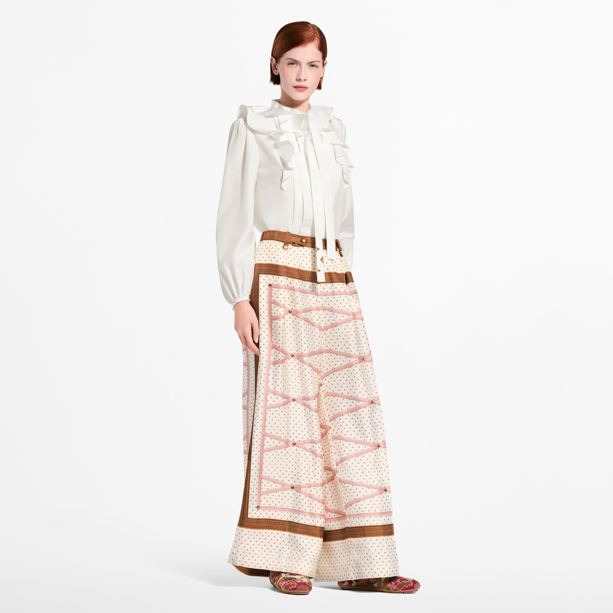 Neverfull Foulard Print Midi Skirt - Ready-to-Wear 1AHXLZ | LOUIS